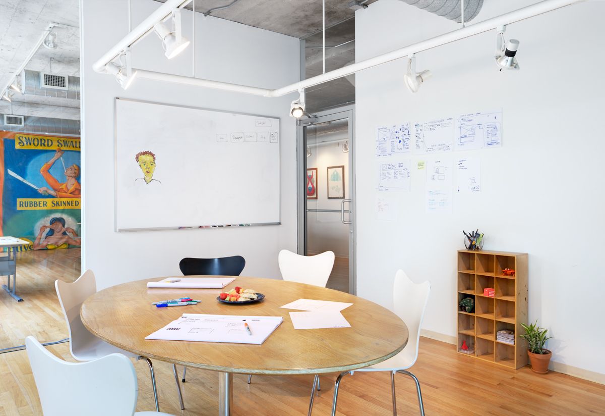 A meeting room at The Coop