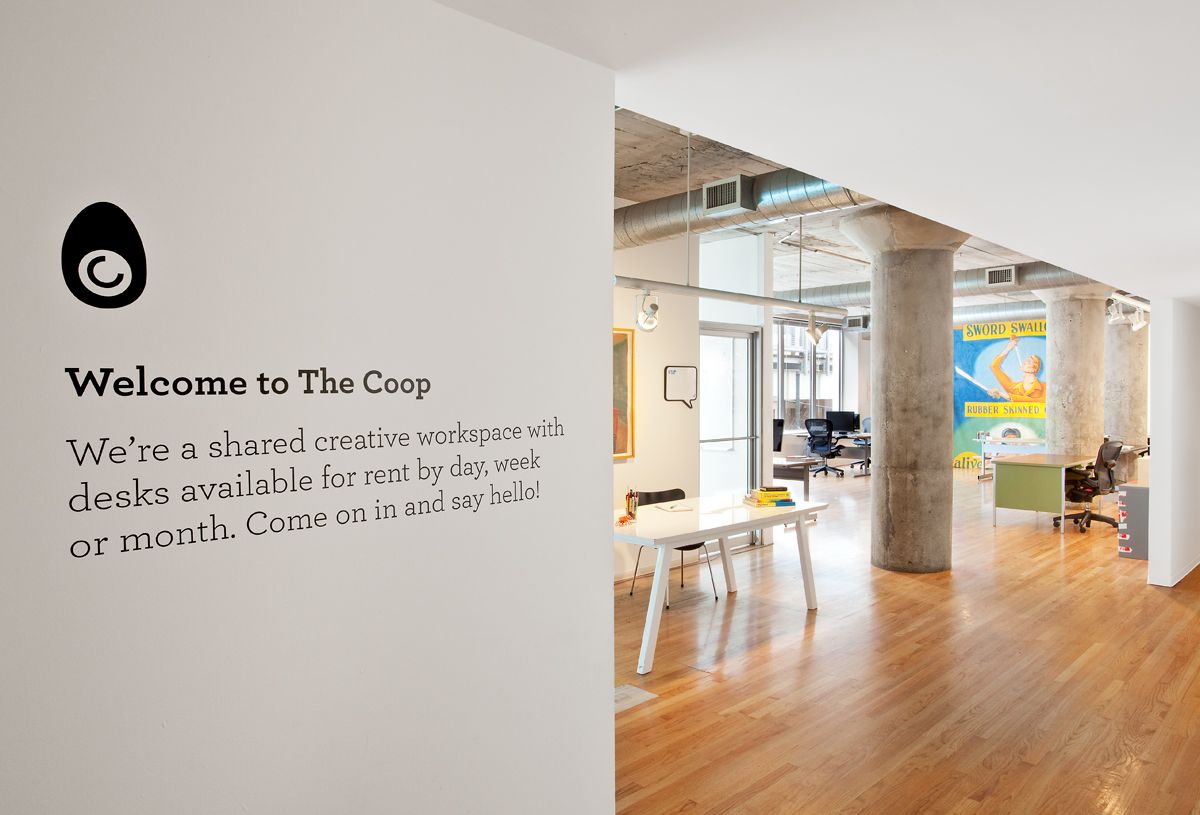 The entrance to The Coop