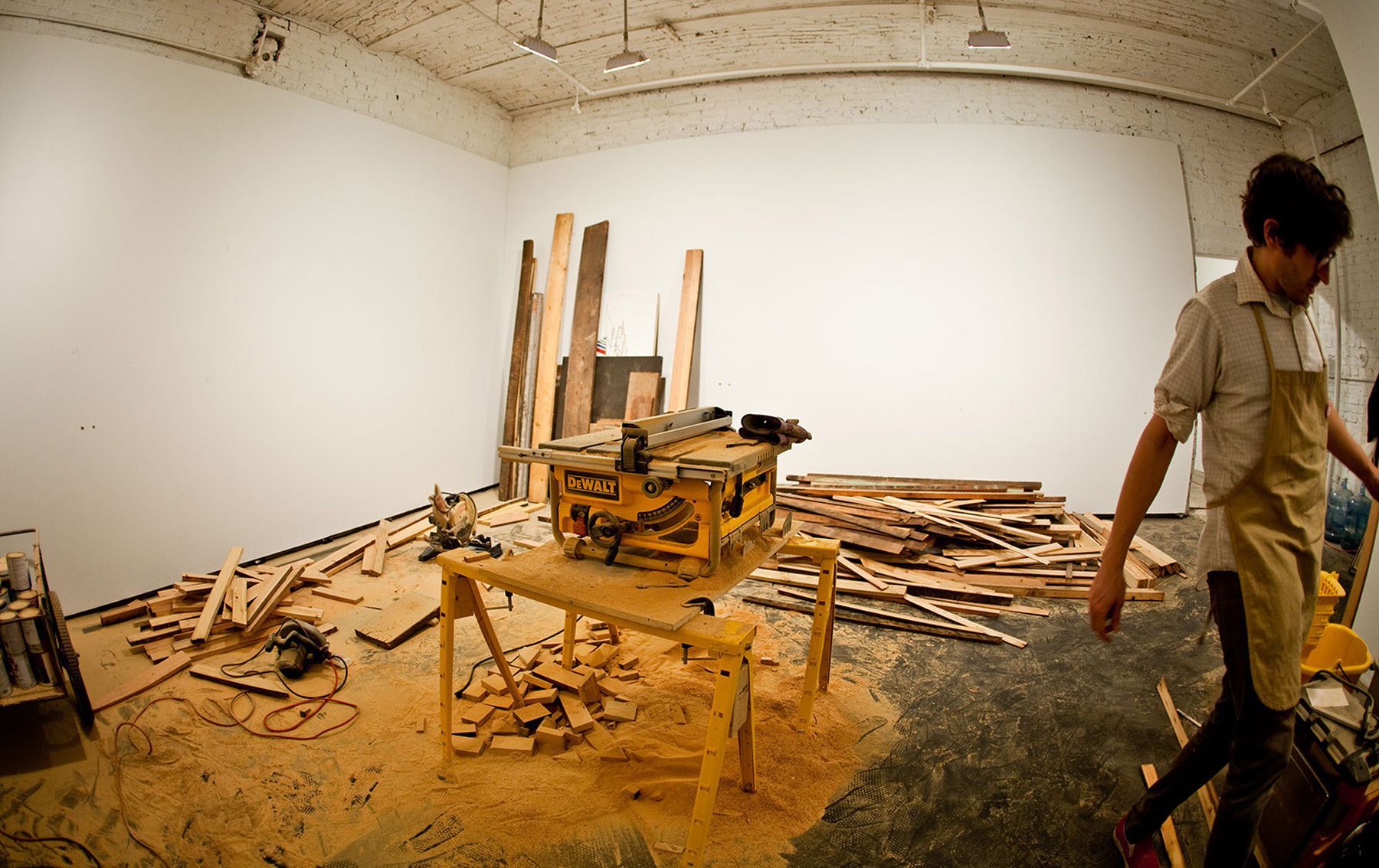 Building in The Post Family woodshop